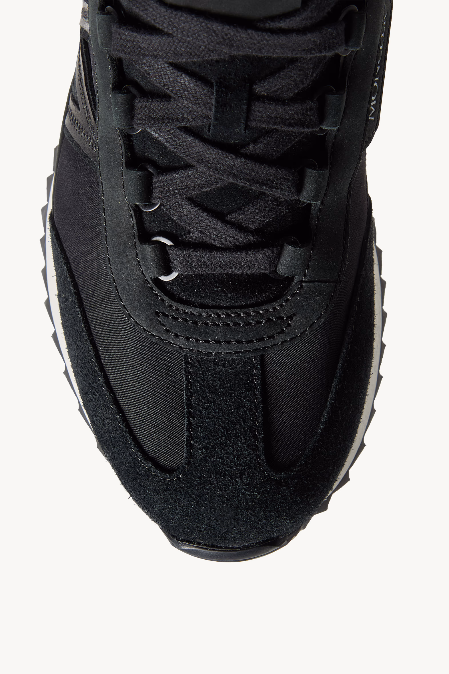 Pacey2 Suede & Nubuck Sneakers Men Black Moncler 3